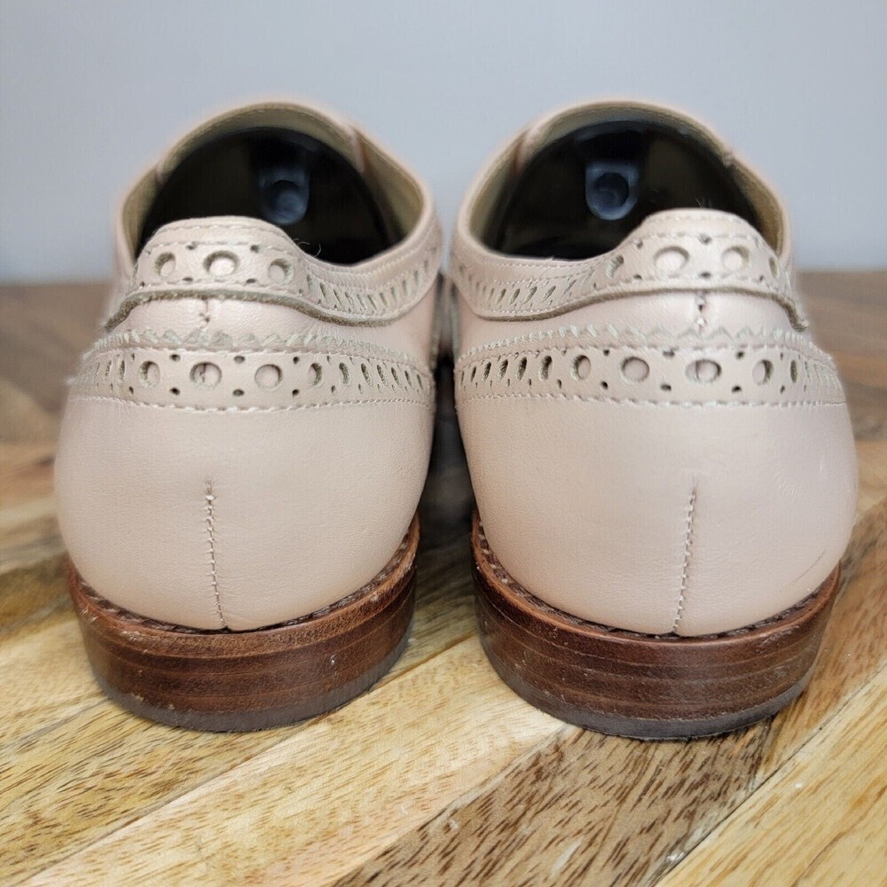 Kate Spade New York Wing Tip Oxford Shoes Womens 5M Tan Beige Lace Up - Picture 7 of 10